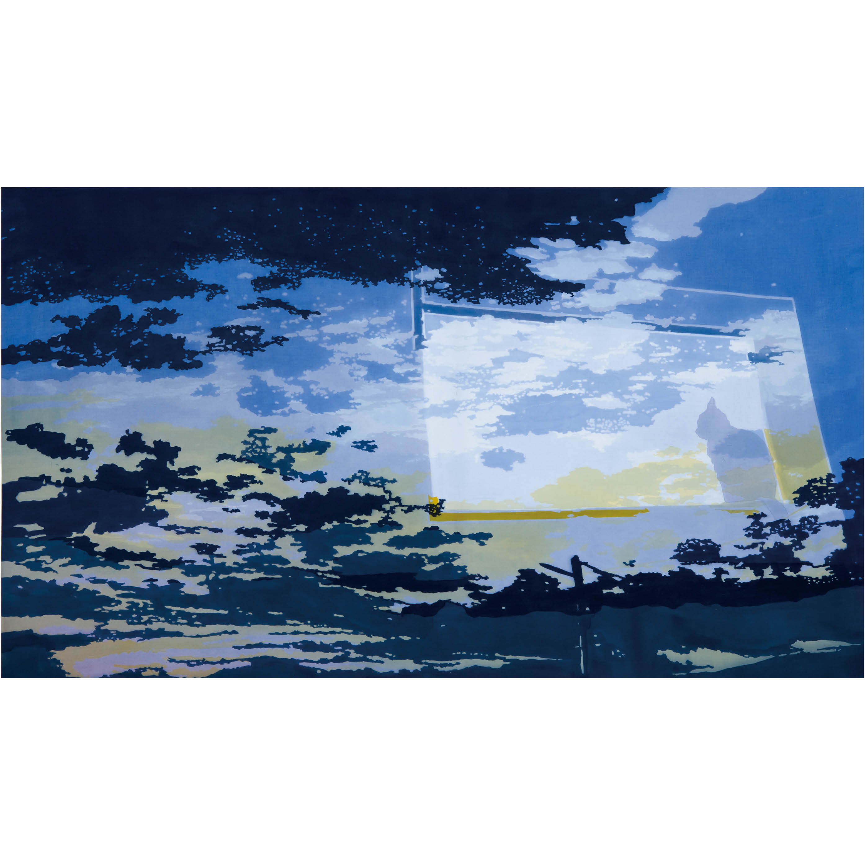 青い夕方